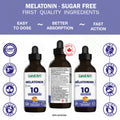Melatonin, 10 mg, Sugar Free, Sleep Aid, Orange, 115 ml 🍁 All In One Marketplace Canada