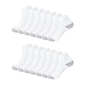 Hanes Womens Value Pack, Ankle Soft Moisture-wicking Socks, Available In 10 And 14-packs, White - 14 Pack, 5-9 US 🍁 All In One Marketplace Canada