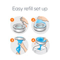 Diaper Genie Essentials Round Refill 8-Pack, Unscented, Fits Complete Pails 🍁 All In One Marketplace Canada