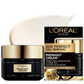 L'Oréal Paris Midnight Night Cream, Face Mositurizer with Vitamin E + Antioxidant Recovery Complex, Reduces look of Wrinkles, Firm & Comfort Skin, Age Perfect Cell Renewal, 50ml 🍁 All In One Marketplace Canada