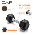 CAP Barbell 12 LB Pair Coated Hex Dumbbell Weight 🍁 All In One Marketplace Canada