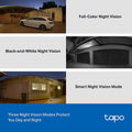 Tapo 2K 3MP QHD Pan/Tilt Outdoor Wired Security Wi-Fi Camera, 360° Visual Coverage, Full-Color Night Vision Up to 98ft, Smart Motion Tracking, Person Detection,Physical Privacy Mode(Tapo C510W) 🍁 All In One Marketplace Canada