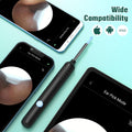 LMECHN Ear Wax Removal, Ear Cleaner with 7 Pcs Ear Set, Ear Wax Removal Tool Camera with 1080P Ear Otoscope & 6 LED Lights, Wireless Ear Pick for Ear Cleaning with 6 Ear Spoons Black 🍁 All In One Marketplace Canada