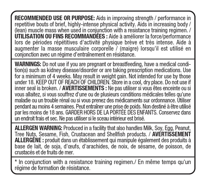 ALLMAX Nutrition - Creatine 3000, Creatine Monohydrate Capsules for Strength and Muscle Recovery, Gluten Free & Fast Absorbing, 3000 mg, 120 Capsules 🍁 All In One Marketplace Canada