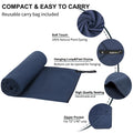 Rainleaf Microfiber Towel Perfect Travel & Gym & Camping Towel. Quick Dry - Super Absorbent - Ultra Compact - Lightweight. Suitable for Trip, Beach, Shower, Backpacking, Pool 🍁 All In One Marketplace Canada