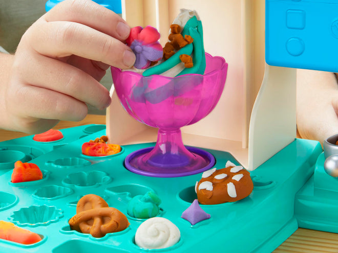 Play-Doh Rainbow Swirl Ice Cream Playset with 7 Pretend Play Kitchen Accessories, Arts and Crafts Toys for 3 Year Old Girls and Boys and Up 🍁 All In One Marketplace Canada