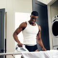 Gildan Men's A-Shirt Tanks, Multipack, Style G1104, White, Large 🍁 All In One Marketplace Canada