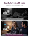 Comfyer BM01 7" HD Split-Screen Baby Monitor with 2 Cameras, Video Baby Monitor with Camera and Audio, Flexible Bracket, Non-WiFi, VOX Mode, 2 Way Audio, Remote PTZ, Auto Night Vision 🍁 All In One Marketplace Canada