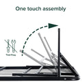 ZINUS SmartBase Tool-Free Assembly Mattress Foundation / 14 Inch Metal Platform Bed Frame/No Box Spring Needed/Sturdy Steel Frame/Underbed Storage, Black, Twin, Regular 🍁 All In One Marketplace Canada
