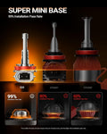 SEALIGHT 2026 Upgraded H11 H8 H9 H16 LED Headlight Bulbs, 1:1 Design 60,000LM 1000% Brighter H11 LED Bulb, 6500K Cool White, Plug and Play Halogen Replacement, Non-polarity, Pack of 2 🍁 All In One Marketplace Canada