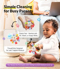 Infinno Baby Teething Toy with Rattle Spinner, BPA-Free Silicone for Baby 🍁 All In One Marketplace Canada