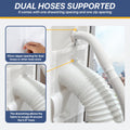 LOVIGA Universal Sliding Door Seal for Portable Air Conditioner and Dryer, 100% Sealing AC Door Vent Kit for Max 15cm Diameter Exhaust Hose, 25X192~232 Length Adjustable for Moblie A/C 🍁 All In One Marketplace Canada