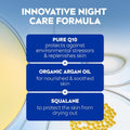 NIVEA Q10 Anti-Wrinkle Moisture Replenishment Night Cream, 50mL | Anti-wrinkle night face moisturizer with argan oil 🍁 All In One Marketplace Canada