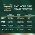 Depend Silhouette Incontinence Underwear for Women, Large, Pink, 20 Count 🍁 All In One Marketplace Canada