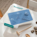 IRIS USA Storage Bins with Lids |Made in USA| 2 Qt - (6-Pack) - Clear 🍁 All In One Marketplace Canada