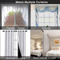 Extra Long Curtain Rods for Windows 28 to 144 inch, 1" Heavy Duty Drapery Rods with Adjustable Brackets, Bedroom Easy Instal Simple Blackout Outdoor Black Curtain Rods for Patio 🍁 All In One Marketplace Canada