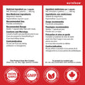 Nutridom NAC 600 mg, 300 Capsules, Canadian-Made N-Acetyl-L-Cysteine Supplement, Non-GMO, Vegan, Gluten Free, Made in Canada 🍁 All In One Marketplace Canada