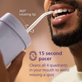 Philips Sonicare Compact Flosser 1000, Portable Water Flosser with 3 Flossing Modes, IPX7 Waterproof Oral Irrigator, Travel Friendly, Purple, Model HX3333/23 🍁 All In One Marketplace Canada