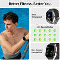 Smart Watch for Men Women, Bluetooth Call Smartwatch with AI Voice, 1.85" HD Fitness Watch, Heart Rate/Steps/Sleep Monitor, 100+ Sports Modes, IP68 Waterproof Watch for Android iOS 🍁 All In One Marketplace Canada