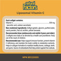 Natural Factors Liposomal Vitamin C, HIGH ABSORPTION, 180 Liquid Softgels, 1000 mg per Serving (2 Softgels), Immune Support, Antioxidants, Proudly Canadian 🍁 All In One Marketplace Canada