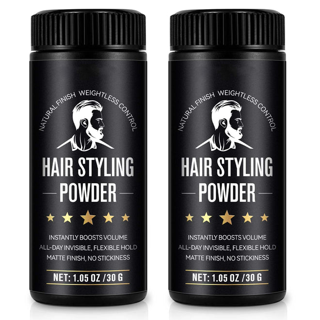 Hair Styling Powder, 2Pack Hair Texture Powder for Men and Women, Adds Volume and Texture, Alll Day Invisible, Flexible Hold, Long-lasting, Matte Finish, No Stickiness 2 x 30g 🍁 All In One Marketplace Canada