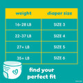 Pampers Diapers - Swaddlers 360 degrees - Size 6, 68 Count, up to 100% Leakproof Comfy Dry Fit, EZ Off Tabs Designed for Easy Changes, Pull On Diaper 🍁 All In One Marketplace Canada