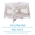 Maxi-Cosi Swift Playard, Playpen with 3-in-1 (Newborn bassinet, toddler, play), Portable, ultra comfort, 1 step fold, travel bag included, Horizon Sand 🍁 All In One Marketplace Canada