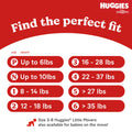 HUGGIES Little Snugglers Diapers, Size 3, 16-28 Lb, 136 Count 🍁 All In One Marketplace Canada