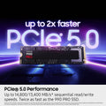 Samsung 9100 PRO Series - 2TB PCIe 5.0 x4, NVMe 2.0, M.2 Internal SSD, Up to 14,700MB/s, Fast Speed, Thermal Contorl, MZ-VAP2T0B/AM [Canada Version] 🍁 All In One Marketplace Canada