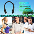 Portable Neck Fan with LED Display & 360° Cooling Airflow, 3 Speed Settings Bladeless Cooler, 4000mAh Rechargeable Battery, Ultra-Quiet Personal Fan for Home, Office, Travel, Sports 🍁 All In One Marketplace Canada