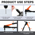 ValueMax 4-in-1 Hand Riveter/Rivet Gun, Pop Rivet Tool Kit with 200 Rivets 🍁 All In One Marketplace Canada