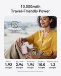 Anker Portable Charger, 10,000mAh 30W Power Bank, USB-C in and Out Fast Charging Battery Pack, Travel Essential Phone Power Bank, for iPhone 17/16, Galaxy and More (Black, 10000.00, Milliamp Hours) 🍁 All In One Marketplace Canada