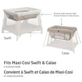 Maxi-Cosi Swift/Calao Bassinet Mode Fitted Sheets – 2-Pack, 100% Cotton, Soft and Breathable, Durable, Perfect Fit for Playard Bassinet Mattress, Machine Washable, Baby Bedding Essentials 🍁 All In One Marketplace Canada