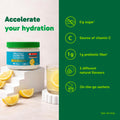 Organika Canadian-Made Electrolytes Powder with Vitamin C & Prebiotic Fibre - Sugar-Free Hydration Drink Mix - Classic Lemonade - 210 g - 60 servings 🍁 All In One Marketplace Canada