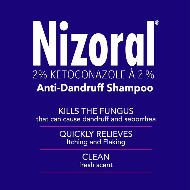 Nizoral Anti-Dandruff Shampoo with 2% Ketoconazole, Fresh Scent, 325 ml 🍁 All In One Marketplace Canada