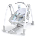 Ingenuity ConvertMe 2-in-1 Compact Portable Automatic Baby Swing & Infant Seat, Battery-Powered Vibrations, Nature Sounds, 0-9 Months 6-20 lbs (Raylan) 🍁 All In One Marketplace Canada