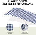 SAMSIER Large Outdoor Picnic Blankets Waterproof Foldable, Beach Blanket Sandproof Portable, Cute Picnic Mat Washable (Navy Blue, 80"×80") 🍁 All In One Marketplace Canada