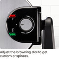 Chefman Rotating Belgian Waffle Maker, 180° Flip Iron w/ Non-Stick Plates, Adjustable Timer, Locking Lid, & Drip Plate, Space Saving Storage, Mess-Free Breakfast, Stainless Steel/Black 🍁 All In One Marketplace Canada