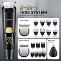Ufree 3-in-1 Beard Trimmer for Men, Waterproof Electric Razor Shaver for Facial Hair, Rechargeable Hair Trimmer Clippers Grooming Kit, Gifts for Husband Father 🍁 All In One Marketplace Canada