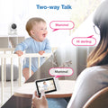 VTech VM924-2 Pan & Tilt Video Baby Monitor with 2 Cameras, 5" LCD Screen, Up to 17 Hrs Video Battery Life(2600 mAh), 1.33x Zoom, Night Vision, Best-in-Class 1000ft Range, Soothing Sounds, 2-Way Talk 🍁 All In One Marketplace Canada