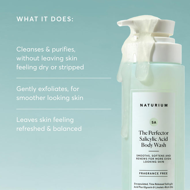 Naturium The Perfector Salicylic Acid Body Wash | Gentle & Smoothing Cleanser | 16.9 FL OZ / 500 ml 🍁 All In One Marketplace Canada