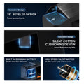 1/2 Decks Rechargeable & Low Noise Card Shuffler, Automatic 2000mAh Battery Shuffler Machine for Casino Poker, Texas Hold'em, Playing Card Games 🍁 All In One Marketplace Canada