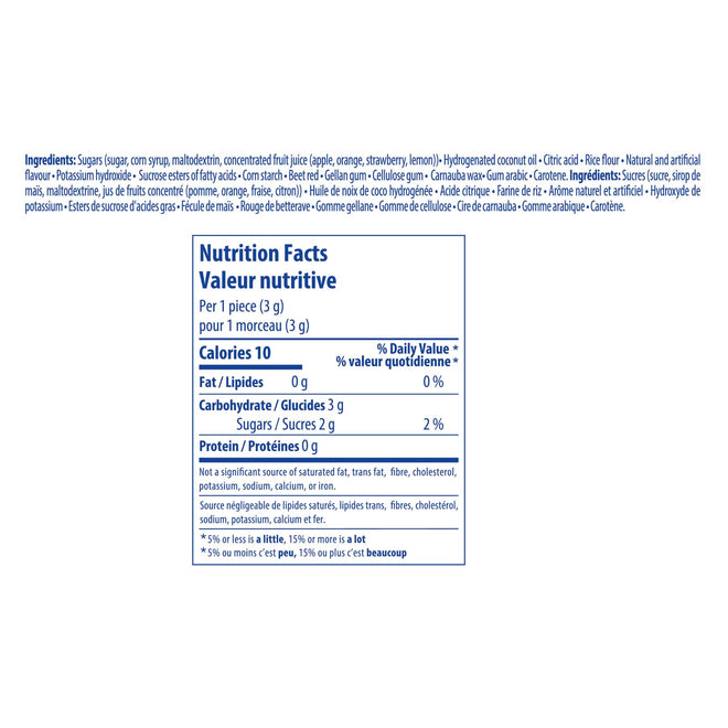 Mentos Chewy Mints, Fruit - Pack of 20 Rolls (280 Pieces), 37g per roll 🍁 All In One Marketplace Canada