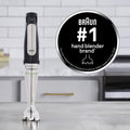 Braun MultiQuick 7 3-in-1 Immersion Blender with Food Processor – Powerful Handheld Electric Stick Blender - Emulsifier for Chopping, Beating & Whisking - Ideal for Soup, Puree, Smoothies & More 🍁 All In One Marketplace Canada