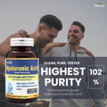 Herba Hyaluronic Acid Supplement 200mg - 100 Capsules | 100% Purity Hyaluronic Acid Capsules with Vitamin C to Support Joint and Bone Health | Made in Canada 🍁 All In One Marketplace Canada