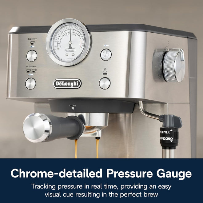 De'Longhi Classic Signature Espresso Machine, Adjustable Milk Frother 🍁 All In One Marketplace Canada