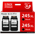 Pitooler for Canon 245XL Black Ink Cartridge Compatible for Canon Printer Ink PG-245 XL Compatible for Pixma TS3420 TR4520 MX492 MX490 TS3425 MG2525 TS3320 MG2524 TS3400 TS3300 TS3429 MG3022 Printer 🍁 All In One Marketplace Canada