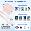 4 Pack USB C Charger for iPhone 16 15 Charger Fast Charging, 20W USB C Fast Charger Block with 6FT USB C to C Cable for iPhone 16 15 Pro Max/15 Plus/iPad Pro12.9/11,iPad Air,iPad mini Android Phones 🍁 All In One Marketplace Canada