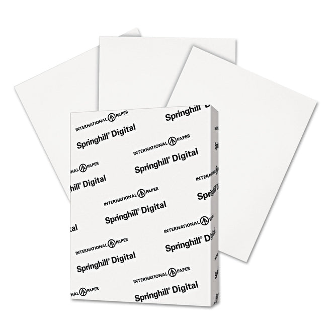 Springhill Cardstock Paper, White Paper, 90lb, 163gsm, 8.5 x 11, 92 Bright, 1 Ream / 250 Sheets - Index Card Stock, Thick Paper (015101R) 🍁 All In One Marketplace Canada