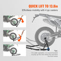 VEVOR Motorcycle Rear Wheel Stand, with U + L Fork Swingarm Spool, 850 lbs Capacity Heavy Duty Rear Wheel Stand Motorcycle Lift Jack Stand, for Suzuki Yamaha Honda Kawasaki, Black 🍁 All In One Marketplace Canada
